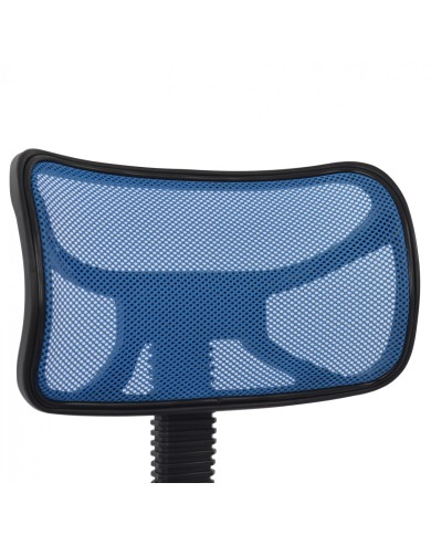 ΚΑΡΕΚΛΑ ΓΡΑΦΕΙΟΥ AKHILA HM1026.06 ΜΠΛΕ ΥΦΑΣΜΑ MESH 40,5x50,5x91,5 εκ.