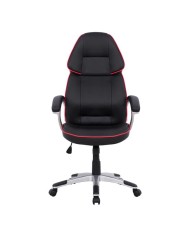 ΚΑΡΕΚΛΑ ΓΡΑΦΕΙΟΥ GAMING ARIS HM1007 BUCKET ΜΑΥΡΟ PU - ΚΟΚΚΙΝΗ ΡΙΓΑ 69x68x(119-127) εκ.