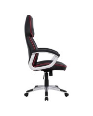 ΚΑΡΕΚΛΑ ΓΡΑΦΕΙΟΥ GAMING ARIS HM1007 BUCKET ΜΑΥΡΟ PU - ΚΟΚΚΙΝΗ ΡΙΓΑ 69x68x(119-127) εκ.