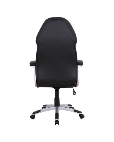 ΚΑΡΕΚΛΑ ΓΡΑΦΕΙΟΥ GAMING ARIS HM1007 BUCKET ΜΑΥΡΟ PU - ΚΟΚΚΙΝΗ ΡΙΓΑ 69x68x(119-127) εκ.