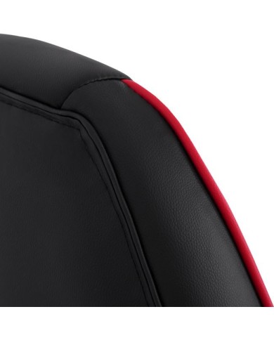ΚΑΡΕΚΛΑ ΓΡΑΦΕΙΟΥ GAMING ARIS HM1007 BUCKET ΜΑΥΡΟ PU - ΚΟΚΚΙΝΗ ΡΙΓΑ 69x68x(119-127) εκ.