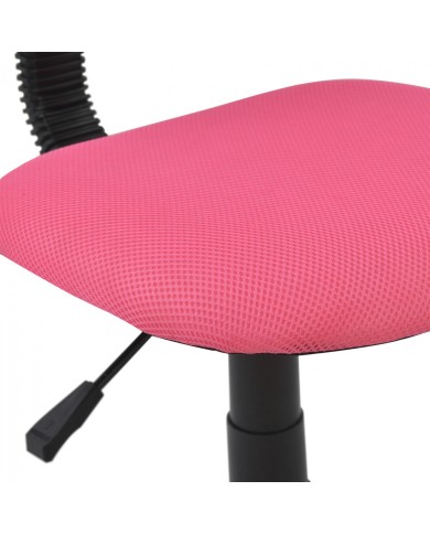 ΚΑΡΕΚΛΑ ΓΡΑΦΕΙΟΥ AKHILA HM1026.05 ΡΟΖ ΥΦΑΣΜΑ MESH 40,5x50,5x91,5 εκ.