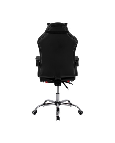 ΠΟΛΥΘΡΟΝΑ GAMING HM1055.01 SYNCHRO ΜΑΥΡΟ & ΚΟΚΚΙΝΟ PU 62x77x118 εκ.