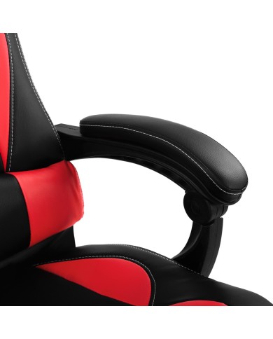 ΠΟΛΥΘΡΟΝΑ GAMING HM1055.01 SYNCHRO ΜΑΥΡΟ & ΚΟΚΚΙΝΟ PU 62x77x118 εκ.
