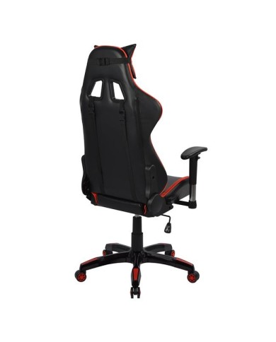 ΠΟΛΥΘΡΟΝΑ GAMING ZAYN HM1056.01 ΜΑΥΡΟ-ΚΟΚΚΙΝΟ PU 67x70x134 εκ.