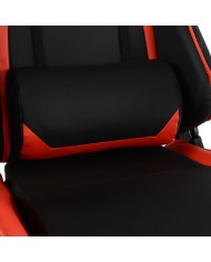 ΠΟΛΥΘΡΟΝΑ GAMING ZAYN HM1056.01 ΜΑΥΡΟ-ΚΟΚΚΙΝΟ PU 67x70x134 εκ.