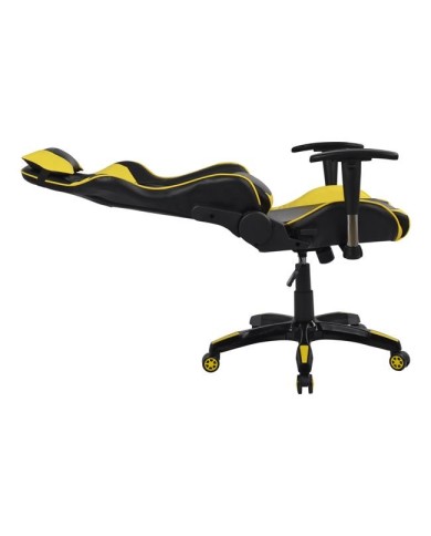 ΠΟΛΥΘΡΟΝΑ GAMING ZAYN HM1056.11 ΜΑΥΡΟ-ΚΙΤΡΙΝΟ PU 67x70x134 εκ.