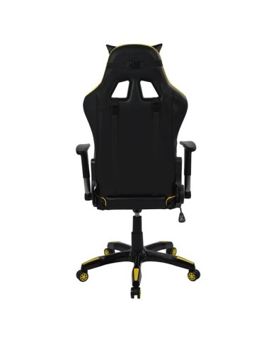 ΠΟΛΥΘΡΟΝΑ GAMING ZAYN HM1056.11 ΜΑΥΡΟ-ΚΙΤΡΙΝΟ PU 67x70x134 εκ.