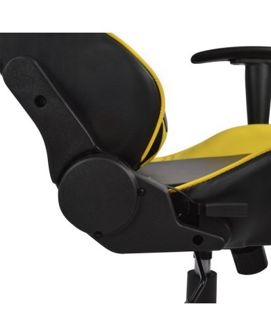 ΠΟΛΥΘΡΟΝΑ GAMING ZAYN HM1056.11 ΜΑΥΡΟ-ΚΙΤΡΙΝΟ PU 67x70x134 εκ.