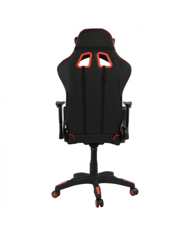 ΚΑΡΕΚΛΑ ΓΡΑΦΕΙΟΥ GAMING HM1062.01 SPEED ΜΑΥΡΟ ΚΟΚΚΙΝΟ PU 68,5 x 71,5 x 133,5 εκ.