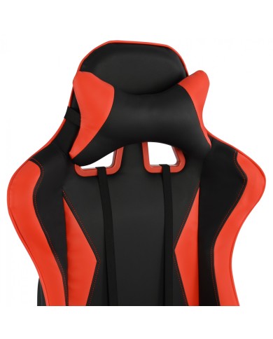 ΚΑΡΕΚΛΑ ΓΡΑΦΕΙΟΥ GAMING HM1062.01 SPEED ΜΑΥΡΟ ΚΟΚΚΙΝΟ PU 68,5 x 71,5 x 133,5 εκ.