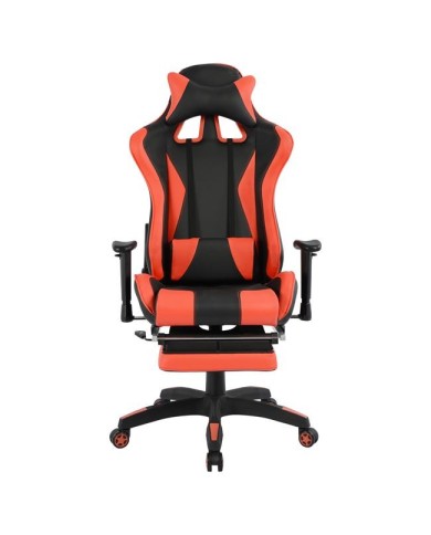 ΚΑΡΕΚΛΑ ΓΡΑΦΕΙΟΥ GAMING HM1063.01 SPEED ΜΑΥΡΟ ΚΟΚΚΙΝΟ & ΥΠΟΠΟΔΙΟ 68 x 71,5 x 134 cm