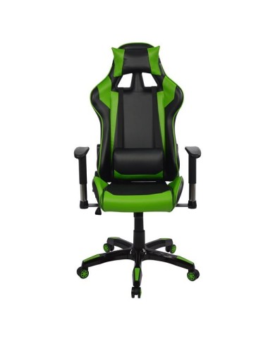 ΠΟΛΥΘΡΟΝΑ GAMING RACING HM1056.03 ΜΑΥΡΟ - ΠΡΑΣΙΝΟ PU 67x70x134 εκ.