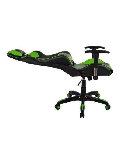 ΠΟΛΥΘΡΟΝΑ GAMING RACING HM1056.03 ΜΑΥΡΟ - ΠΡΑΣΙΝΟ PU 67x70x134 εκ.