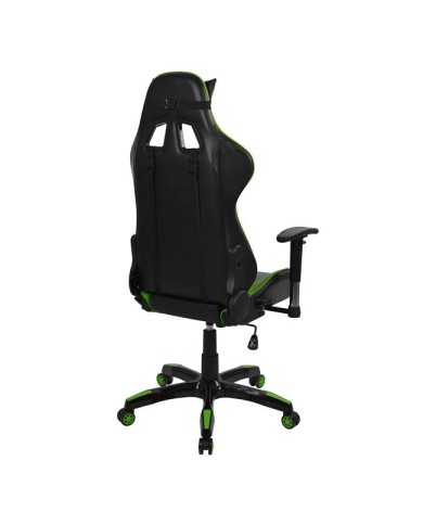 ΠΟΛΥΘΡΟΝΑ GAMING RACING HM1056.03 ΜΑΥΡΟ - ΠΡΑΣΙΝΟ PU 67x70x134 εκ.