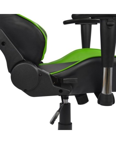 ΠΟΛΥΘΡΟΝΑ GAMING RACING HM1056.03 ΜΑΥΡΟ - ΠΡΑΣΙΝΟ PU 67x70x134 εκ.