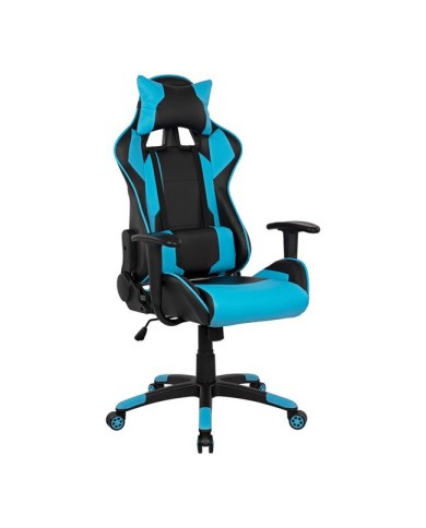 ΠΟΛΥΘΡΟΝΑ GAMING DARIUS HM1072.08 ΜΑΥΡΗ-ΣΙΕΛ 66,5x70x(122-129) cm