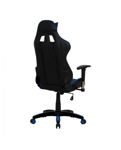 ΠΟΛΥΘΡΟΝΑ ΓΡΑΦΕΙΟΥ GAMING ZAYN HM1056.08 ΜΑΥΡΟ-ΜΠΛΕ PU 67x70x134 cm