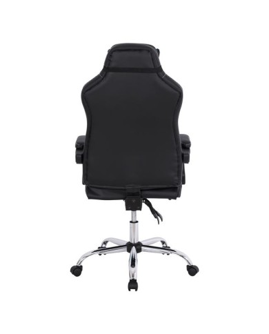 ΠΟΛΥΘΡΟΝΑ GAMING HM1055.08 SYNCHRO ΜΑΥΡΟ ΚΑΙ ΓΑΛΑΖΙΟ PU 66x67x130 cm