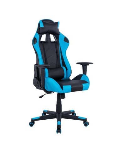 ΠΟΛΥΘΡΟΝΑ GAMING WINTER HM1137.08 ΜΑΥΡΟ-ΣΙΕΛ PU 68Χ67Χ130 ΕΚ