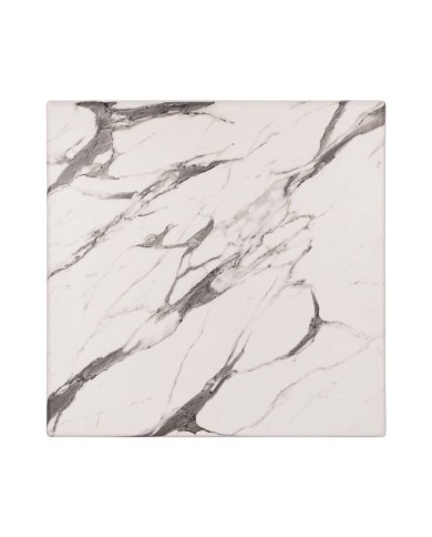 ΕΠΙΦΑΝΕΙΑ ΤΡΑΠΕΖΙΟΥ WERZALIT 70Χ70 MARBLE WHITE-GREY 5657 HM5230.11