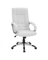 ΚΑΡΕΚΛΑ ΓΡΑΦΕΙΟΥ CHANDER HM1092.02 ΛΕΥΚΗ 63x66x116 εκ.