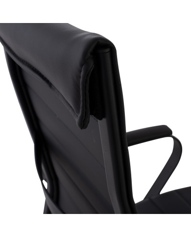ΚΑΡΕΚΛΑ ΓΡΑΦΕΙΟΥ SUPERIOR HM1165.01 ΜΑΥΡΟ PU ΔΙΕΥΘΥΝΤH 62x71,5x113 εκ.