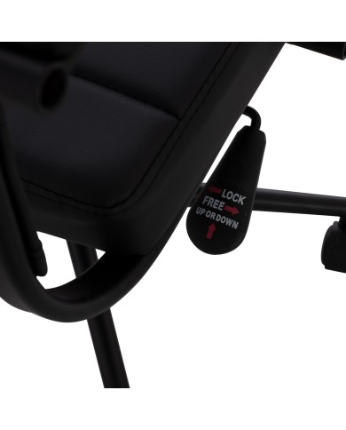 ΚΑΡΕΚΛΑ ΓΡΑΦΕΙΟΥ SUPERIOR HM1165.01 ΜΑΥΡΟ PU ΔΙΕΥΘΥΝΤH 62x71,5x113 εκ.