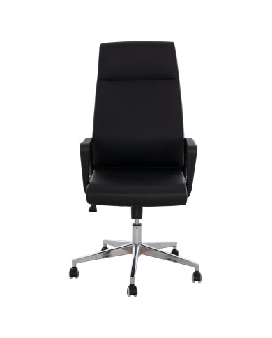 ΚΑΡΕΚΛΑ ΓΡΑΦΕΙΟΥ ΜΑΥΡΗ SUPERIOR HM1167.01 72x70x121 εκ.
