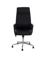 ΚΑΡΕΚΛΑ ΓΡΑΦΕΙΟΥ ΜΑΥΡΗ SUPERIOR HM1167.01 72x70x121 εκ.