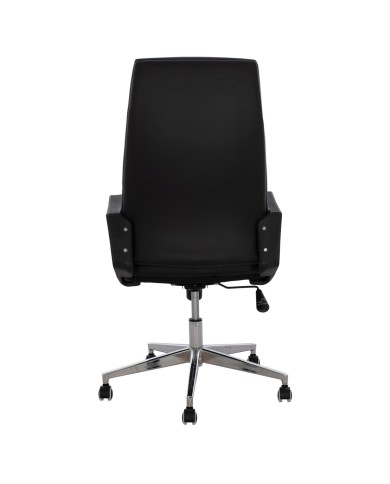 ΚΑΡΕΚΛΑ ΓΡΑΦΕΙΟΥ ΜΑΥΡΗ SUPERIOR HM1167.01 72x70x121 εκ.