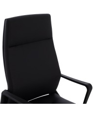 ΚΑΡΕΚΛΑ ΓΡΑΦΕΙΟΥ ΜΑΥΡΗ SUPERIOR HM1167.01 72x70x121 εκ.