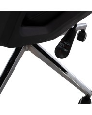 ΚΑΡΕΚΛΑ ΓΡΑΦΕΙΟΥ ΜΑΥΡΗ SUPERIOR HM1167.01 72x70x121 εκ.