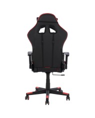 ΚΑΡΕΚΛΑ ΓΡΑΦΕΙΟΥ GAMING DOCKS HM1162.01 ΜΑΥΡΟ ΚΟΚΚΙΝΟ PU 67x70x130 εκ.