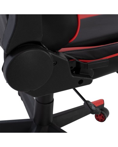 ΚΑΡΕΚΛΑ ΓΡΑΦΕΙΟΥ GAMING DOCKS HM1162.01 ΜΑΥΡΟ ΚΟΚΚΙΝΟ PU 67x70x130 εκ.