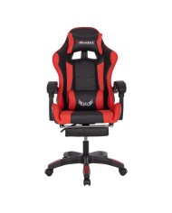 ΚΑΡΕΚΛΑ ΓΡΑΦΕΙΟΥ GAMING FERNANDO HM1182.01 ΜΑΥΡΟ ΚΟΚΚΙΝΟ PU-ΜΑΣΑΖ 58,5x67x118Yεκ.