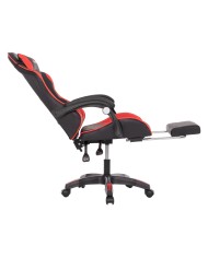 ΚΑΡΕΚΛΑ ΓΡΑΦΕΙΟΥ GAMING FERNANDO HM1182.01 ΜΑΥΡΟ ΚΟΚΚΙΝΟ PU-ΜΑΣΑΖ 58,5x67x118Yεκ.