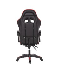 ΚΑΡΕΚΛΑ ΓΡΑΦΕΙΟΥ GAMING FERNANDO HM1182.01 ΜΑΥΡΟ ΚΟΚΚΙΝΟ PU-ΜΑΣΑΖ 58,5x67x118Yεκ.