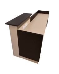 ΓΡΑΦΕΙΟ ΥΠΟΔΟΧΗΣ DALTON 240X82 WENGE ΜΠΕΖ HM2068.01 240x82x105cm