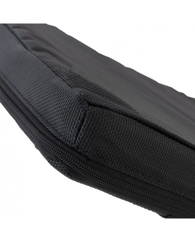 ΜΑΞΙΛΑΡΙ ΞΑΠΛΩΣΤΡΑΣ TEXTILENE 600gr/m2 2X1 SIFNOS ΜΑΥΡΟ HM11234.05T 196(117+1+78)x58x6εκ.