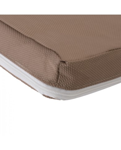 ΜΑΞΙΛΑΡΙ ΞΑΠΛΩΣΤΡΑΣ TEXTILENE 600gr/m2 2X1 SIFNOS ΜΟΚΑ HM11234.04T 196(117+1+78)x58x6 εκ.