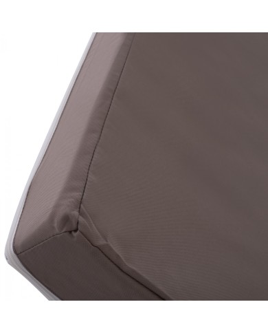 ΜΑΞΙΛΑΡΙ ΞΑΠΛΩΣΤΡΑΣ POLYESTER SIFNOS ΓΚΡΙ HM11235.10P 190x70x11 εκ.