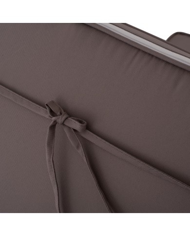 ΜΑΞΙΛΑΡΙ ΞΑΠΛΩΣΤΡΑΣ POLYESTER CHIOS ΓΚΡΙ HM11236.10P 196(117+1+78)x58x9εκ.