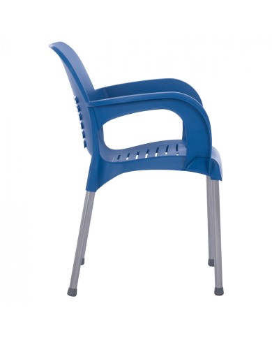 ΠΟΛΥΘΡΟΝΑ ΠΟΛΥΠΡΟΠΥΛΕΝΙΟΥ RECYCLED HM5592.18 ΜΠΛΕ ΧΡΩΜΑ 59x58x81 cm.
