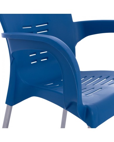 ΠΟΛΥΘΡΟΝΑ ΠΟΛΥΠΡΟΠΥΛΕΝΙΟΥ RECYCLED HM5592.18 ΜΠΛΕ ΧΡΩΜΑ 59x58x81 cm.