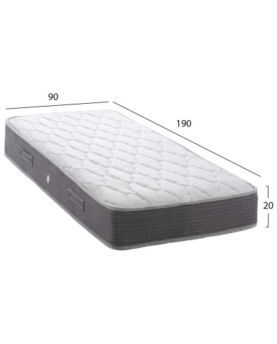 ΣΤΡΩΜΑ DREAMTOPIA ΣΕΙΡΑ LULLABY HM655.90 BONNELL SPRING 90x190 εκ.