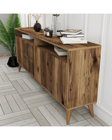 ΜΠΟΥΦΕΣ ΜΕΛΑΜΙΝΗΣ ΚΑΡΥΔΙ HM9431.04 180x35x78.6Υεκ.