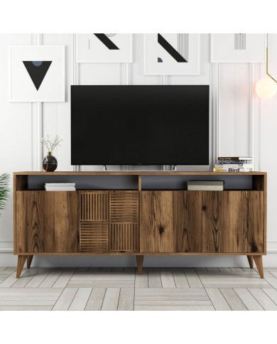 ΜΠΟΥΦΕΣ ΜΕΛΑΜΙΝΗΣ ΚΑΡΥΔΙ HM9431.04 180x35x78.6Υεκ.