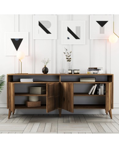 ΜΠΟΥΦΕΣ ΜΕΛΑΜΙΝΗΣ ΚΑΡΥΔΙ HM9431.04 180x35x78.6Υεκ.
