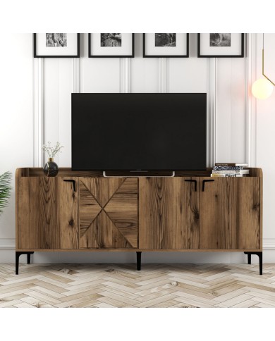 ΜΠΟΥΦΕΣ ΜΕΛΑΜΙΝΗΣ ΚΑΡΥΔΙ HM9433.04  180x35x78Υ εκ.